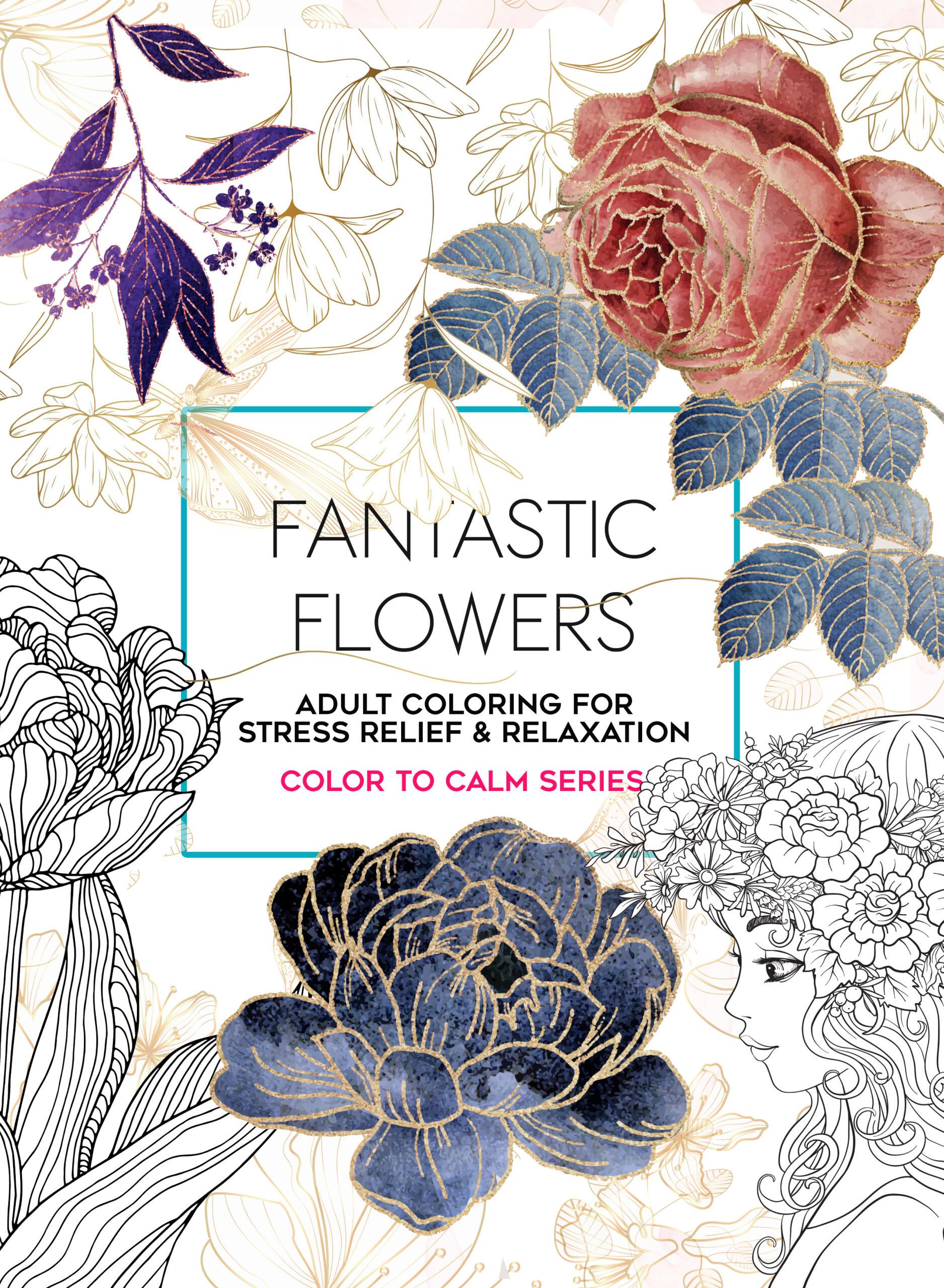 Flower Coloring Book